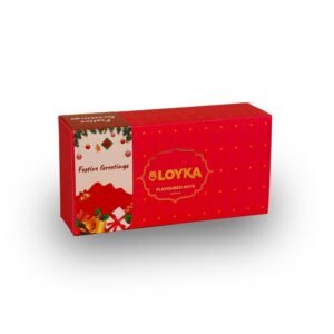 Loyka Holiday Trio Box | Christmas Gift Box | Chocolate Cookies, Caramel Brow wow & Almond Brittle Brownies