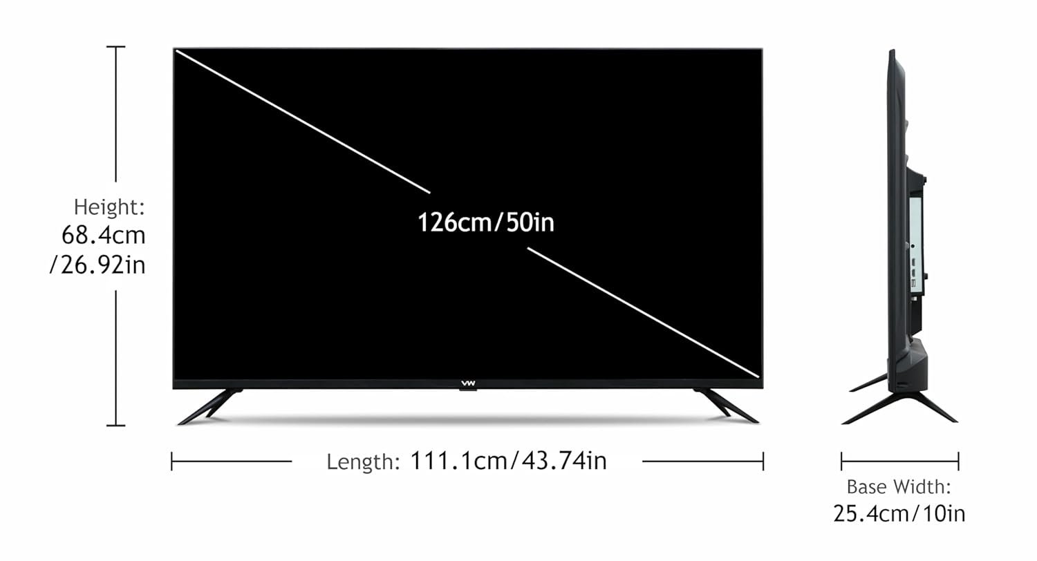 61hrmq15v1l. sl1500 VW 127 cm (50 inches) Pro Series 4K Ultra HD Smart QLED Google TV VW50GQ1