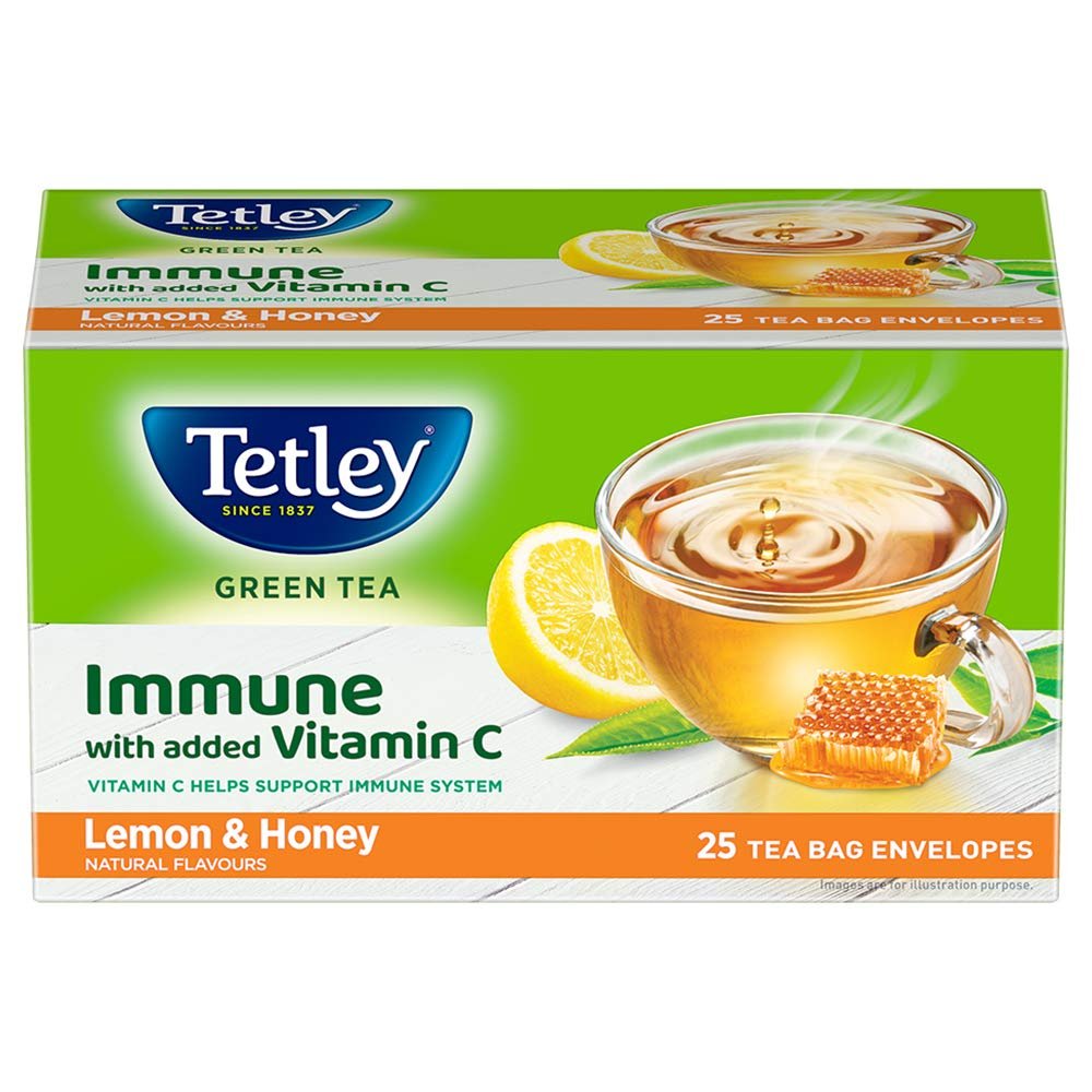 61lfmzbnml. sl1000 Tetley Green Tea, Lemon and Honey, 25 Tea Bags