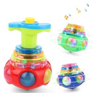 Toy Imagine Gyro Magic Lattoo Toy for Kids – Musical Light-Up Spinning Top Toy with Sound – Colourful Fidget Spinner Lattu for Boys & Girls Age 3+ – Fun Rotating Toy, Birthday Gift for Kids