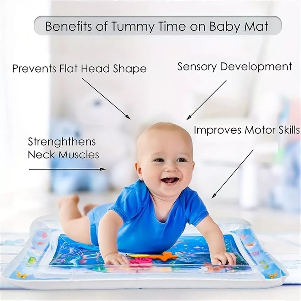 61ryy8hspal Toy Imagine Tummy Time Water Mat for Babies | Sensory Play Gym for 6-12 Months | Newborn Baby Essentials | Water-Filled Activity Mat | Baby Gifts | Pack of 1