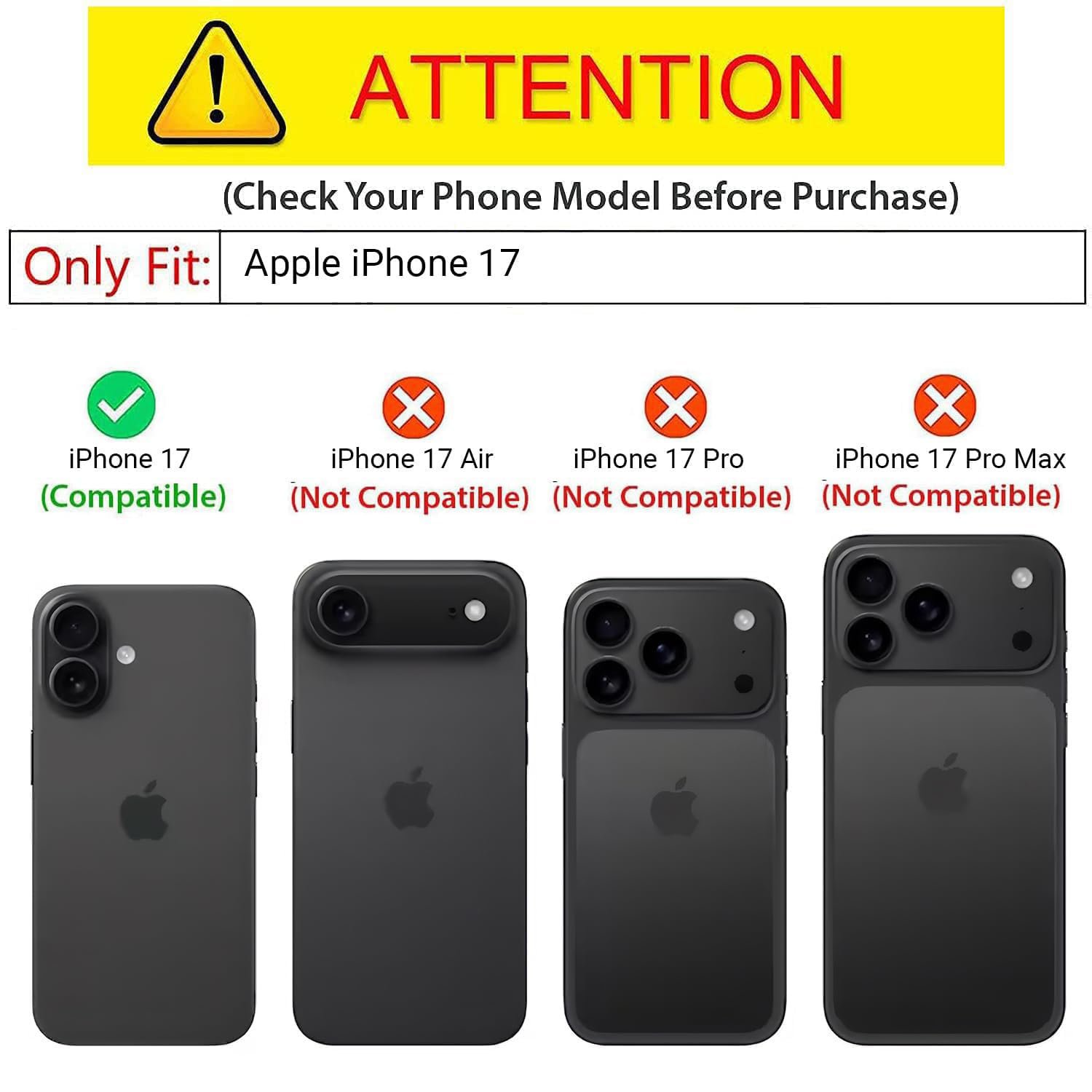 61rdqrlhwl. sl1500 1 Kapa Tank Back Cover for Apple iPhone 17 | Inbuilt Ring + Slider Shockproof Lens Protection Bumper Back Case (Black)