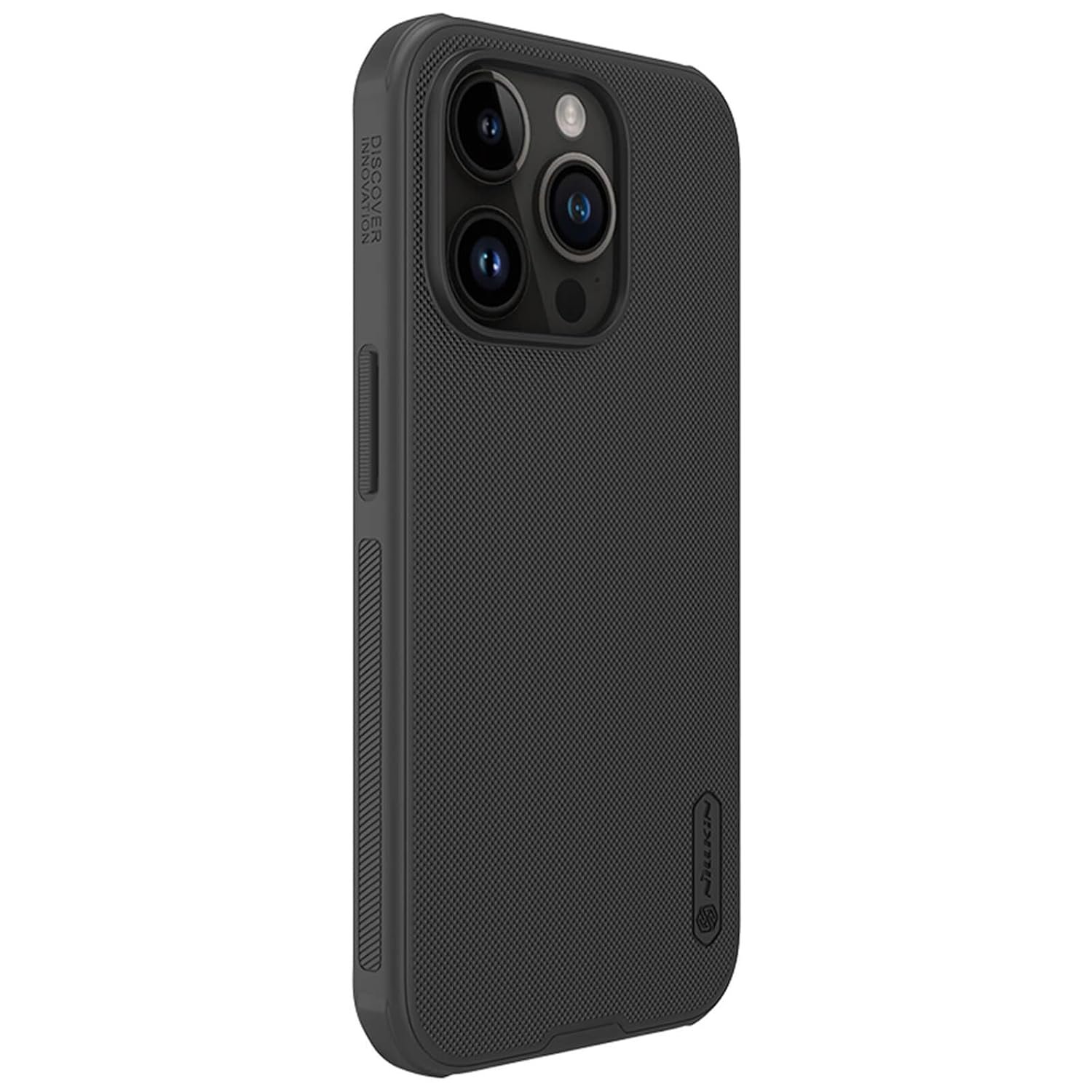 61zospr2s9l. sl1500 Nillkin Case for Apple iPhone 15 Pro (6.1 Inch) Super Frosted Shield Pro Hard Back Soft Border (PC + TPU) Shock Absorb Cover Raised Bezel Camera Protect PC Without Logo Cut Black Color
