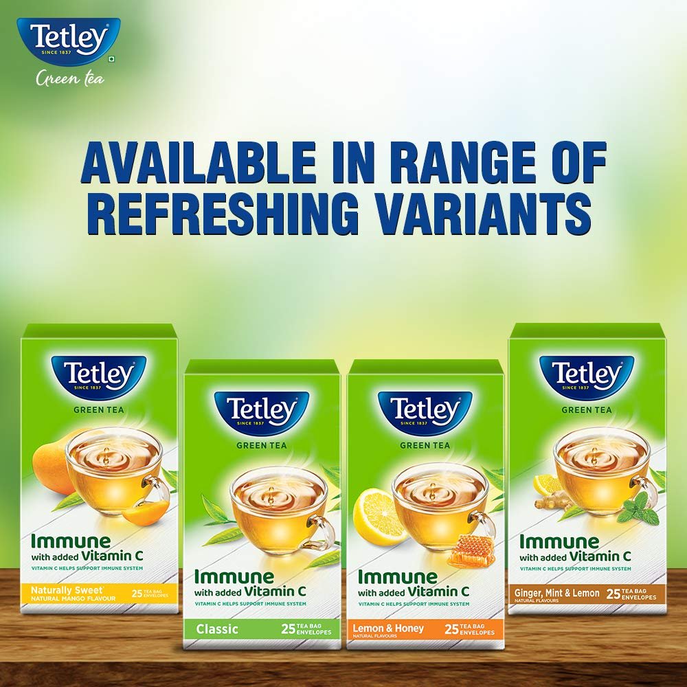 71 cwvnbepl. sl1000 1765415285 8087 Tetley Green Tea Bags, Ginger Mint Lemon, 25 Tea Bags