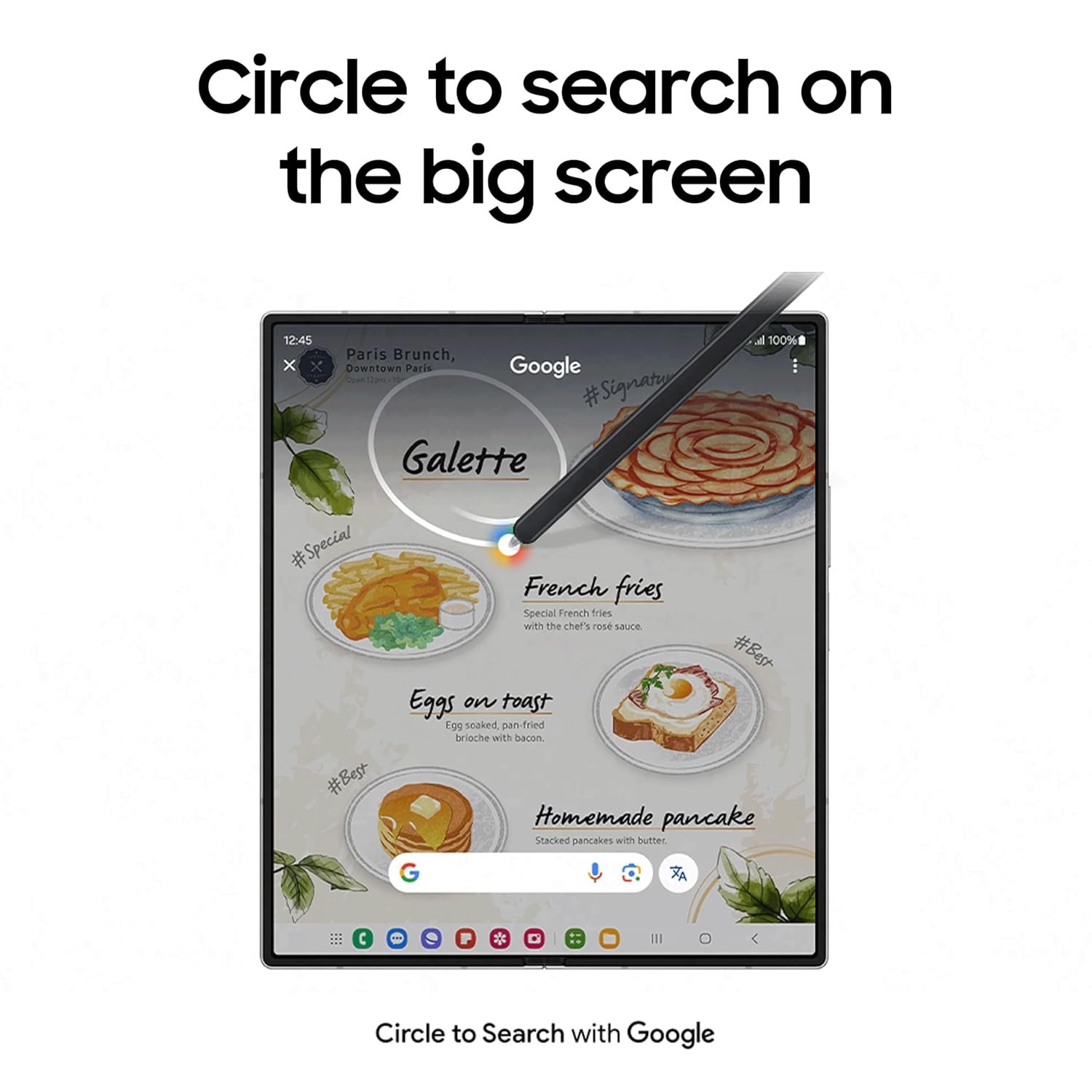 7117qayn6l. sl1500 Samsung Galaxy Z Fold6 5G Smartphone with Galaxy AI (Silver Shadow, 12GB RAM, 256GB Storage), 50MP High-Resolution Camera, Snapdragon 8 Gen 3, Google Gemini