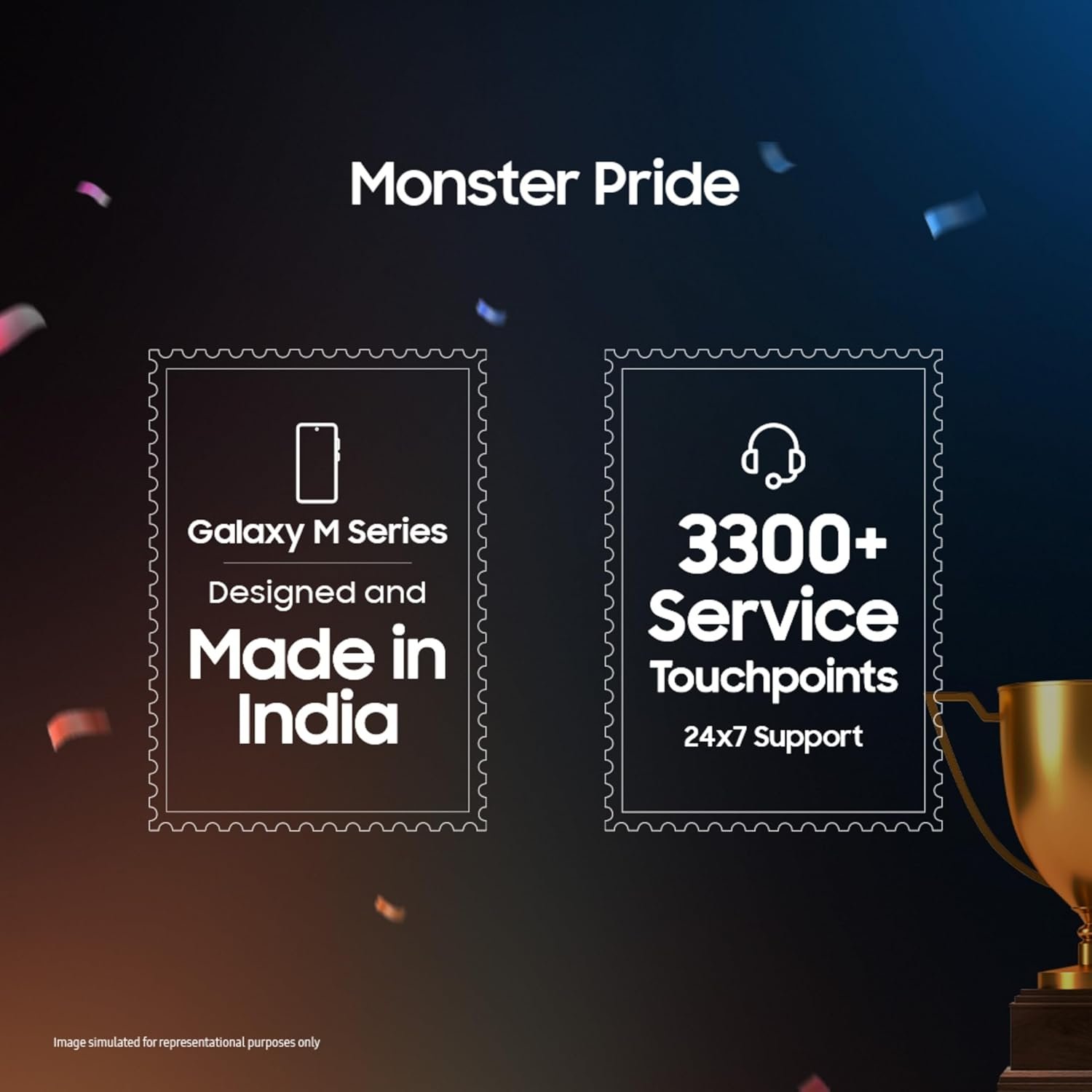 71fzy9ipdpl. sl1500 1767128140 5578 Samsung Galaxy M16 5G (Thunder Black, 4GB RAM, 128 GB Storage) | MediaTek Dimensity 6300 | AnTuTu Score 422K+ | Super Amoled Display | AI | 25W Fast Charging | 6 Gen of OS Upgrades | Without Charger