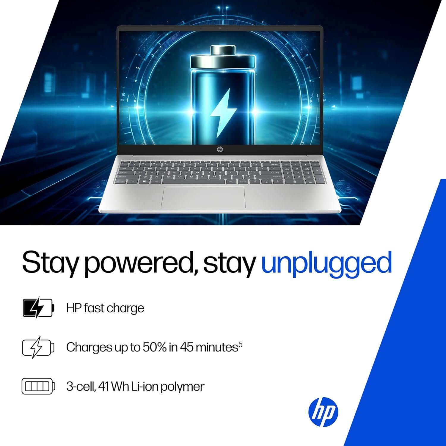 71mqwpqwt8l. sl1500 1765950507 5671 HP 15, AMD Ryzen 7 7735HS (16GB DDR5,512GB SSD) FHD, Anti-Glare, Micro-Edge, 15.6/39.6cm, Win11, M365 Basic(1yr)* Office24, Silver, 1.59kg, fc1038AU, AMD Radeon FHD Camera w/Shutter, Backlit Laptop