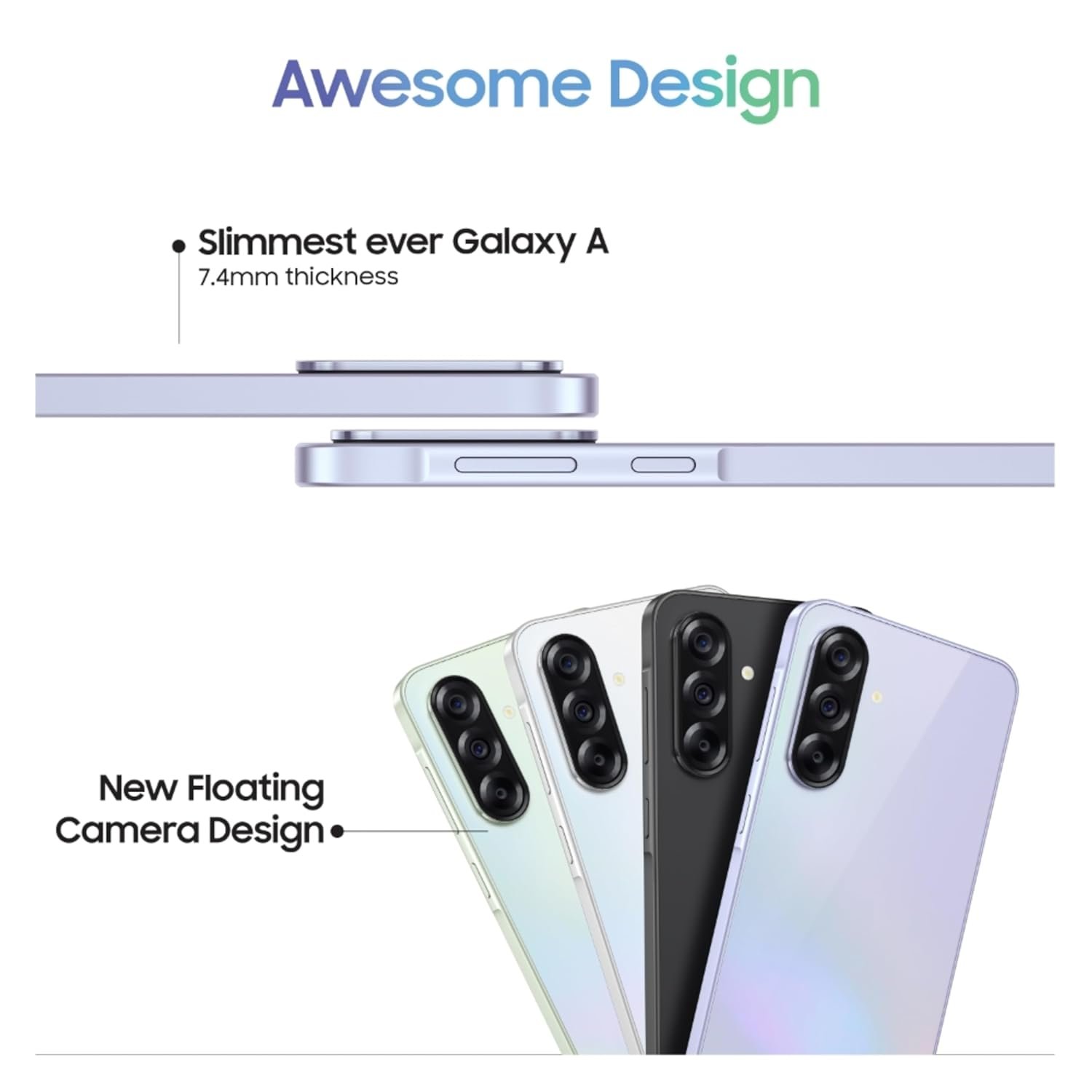71qswgrvy5l. sl1500 1765931484 3990 Samsung Galaxy A36 5G (Awesome Lavender, 8GB, 256GB) | Gemini Live | Awesome Intelligence (AI): Circle to Search, My Filter, Object Eraser | 4nm Snapdragon Processor | Flagship Grade Camera
