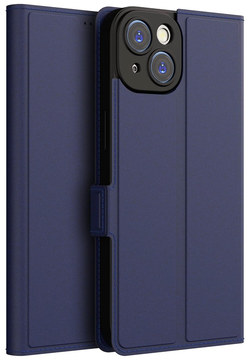 Kapa Noble Slim Magnetic Leather Flip Case Cover for Apple iPhone 14,Card Holder Stand Leather Flip Wallet Case (Blue) Kapa Noble Slim Magnetic Leather Flip Case Cover for Apple iPhone 14,Card Holder Stand Leather Flip Wallet Case (Blue)