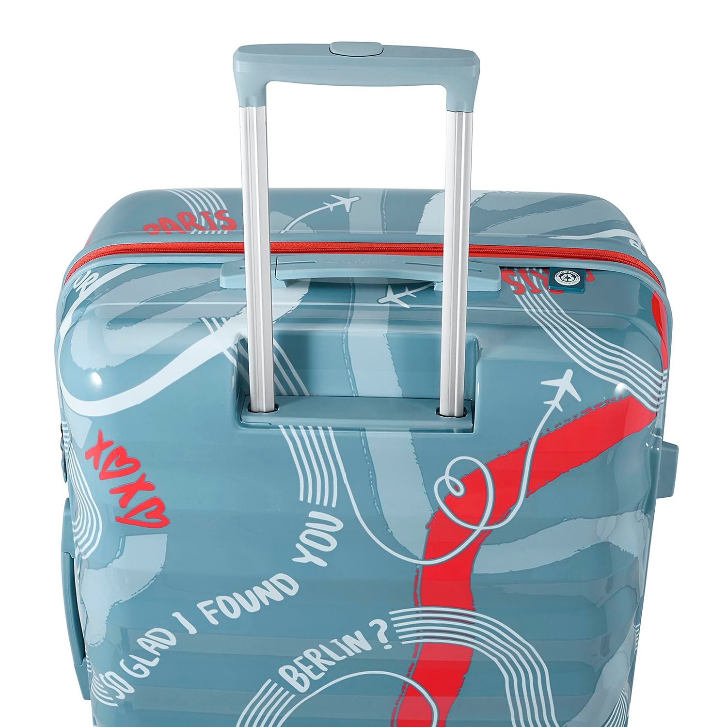 71tseplsrhl. sl1500 uppercase Serendipity (M+L) Set of 2 Printed Trolley Bag with TSA Lock,Hard Sided Checked Luggage, Durable Design for Travel, RCS Certified for Sustainability, Suitcase for Men & Women (Aqua)