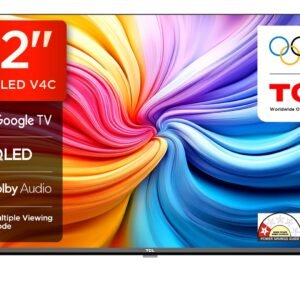 TCL 80 cms (32 inches) V4C Series HD Ready Smart QLED Google TV 32V4C, ‎240 Volts