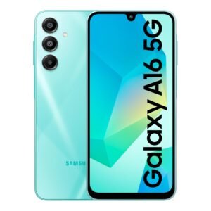 Samsung Galaxy A16 5G (Light Green, 8GB RAM, 128GB Storage) | AI | Circle to Search | Super AMOLED | 6.5 Inch Display | 50MP Triple Camera | IP54 Rated | 6 Times OS Upgrades