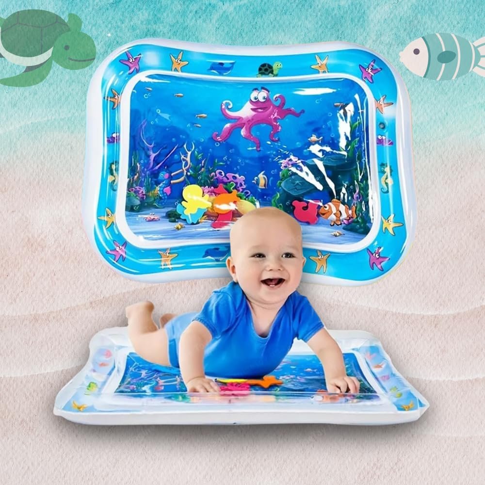 71eepyvjk0l. sl1000 Toy Imagine Tummy Time Water Mat for Babies | Sensory Play Gym for 6-12 Months | Newborn Baby Essentials | Water-Filled Activity Mat | Baby Gifts | Pack of 1