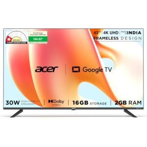acer 109 cm (43 inches) G Plus Series 4K Ultra HD LED Smart Google TV AR43UDGGR2851AD