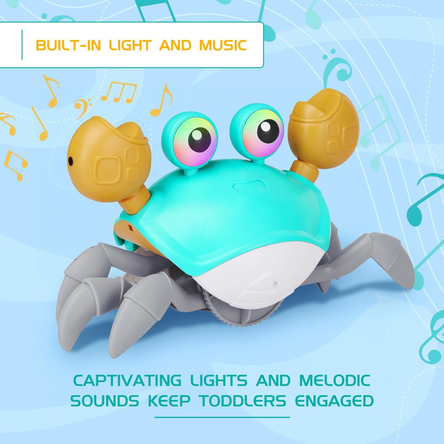 71ispywjf6l. sl1500 Amazon Brand – Jam & Honey Crawling Crab | Musical Toys for Toddlers | with Led Lights | Great Birthday Gift | Toys for Kids