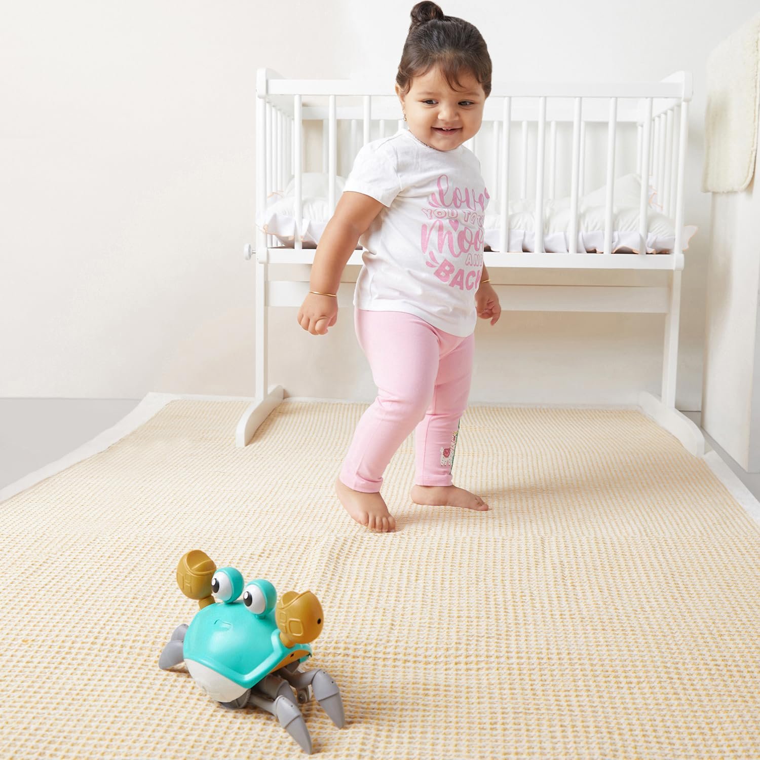 71qgcdoo7ql. sl1500 Amazon Brand – Jam & Honey Crawling Crab | Musical Toys for Toddlers | with Led Lights | Great Birthday Gift | Toys for Kids