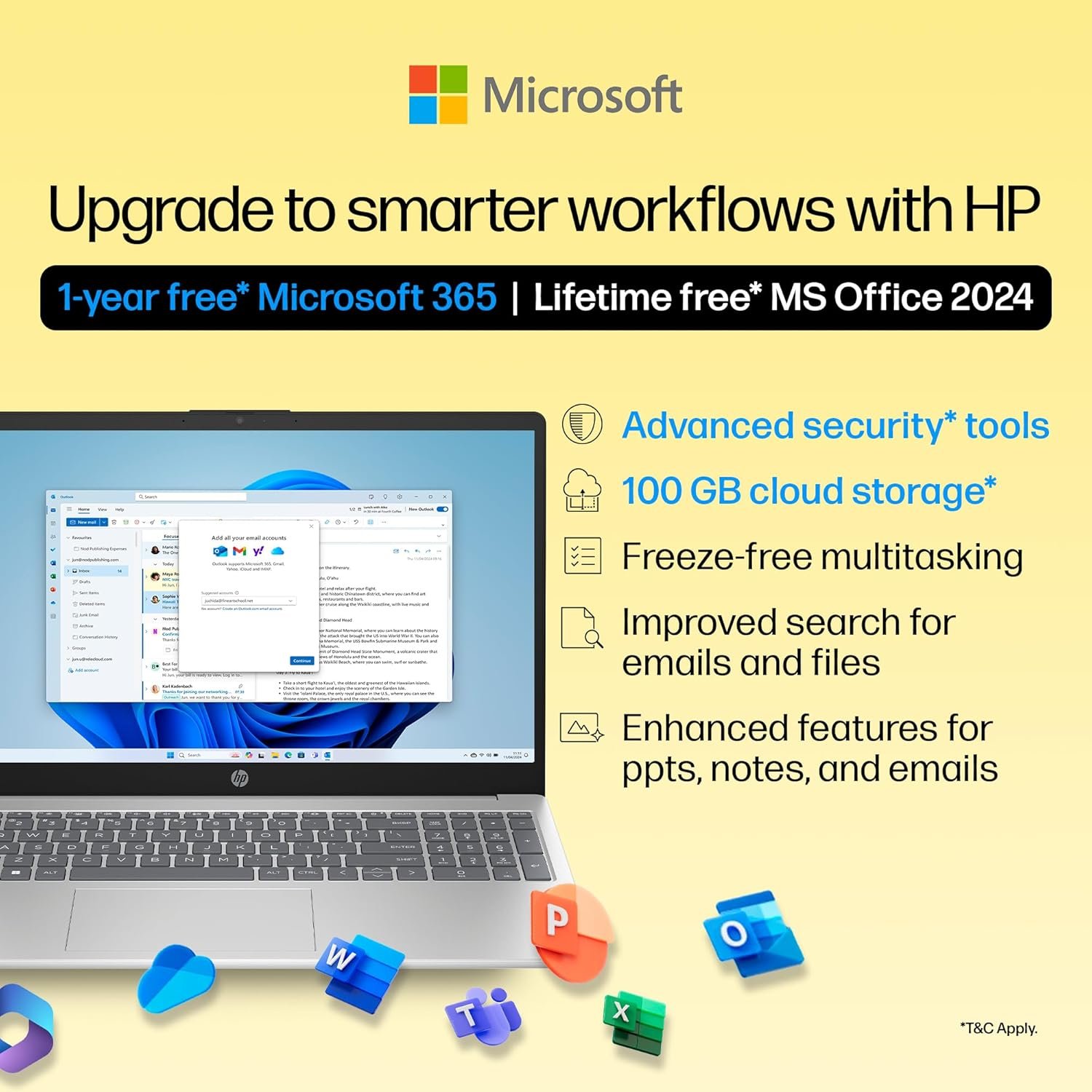 81pmjhehe l. sl1500 1766460016 6723 HP 15, AMD Ryzen 5 7430U (16GB DDR4, 512GB SSD) FHD, Anti-Glare, Micro-Edge,15.6/39.6cm, Win11, M365 Basic(1yr)* Office24, Silver,1.59kg, fc0389AU, AMD Radeon, FHD Camera w/Shutter, Backlit Laptop