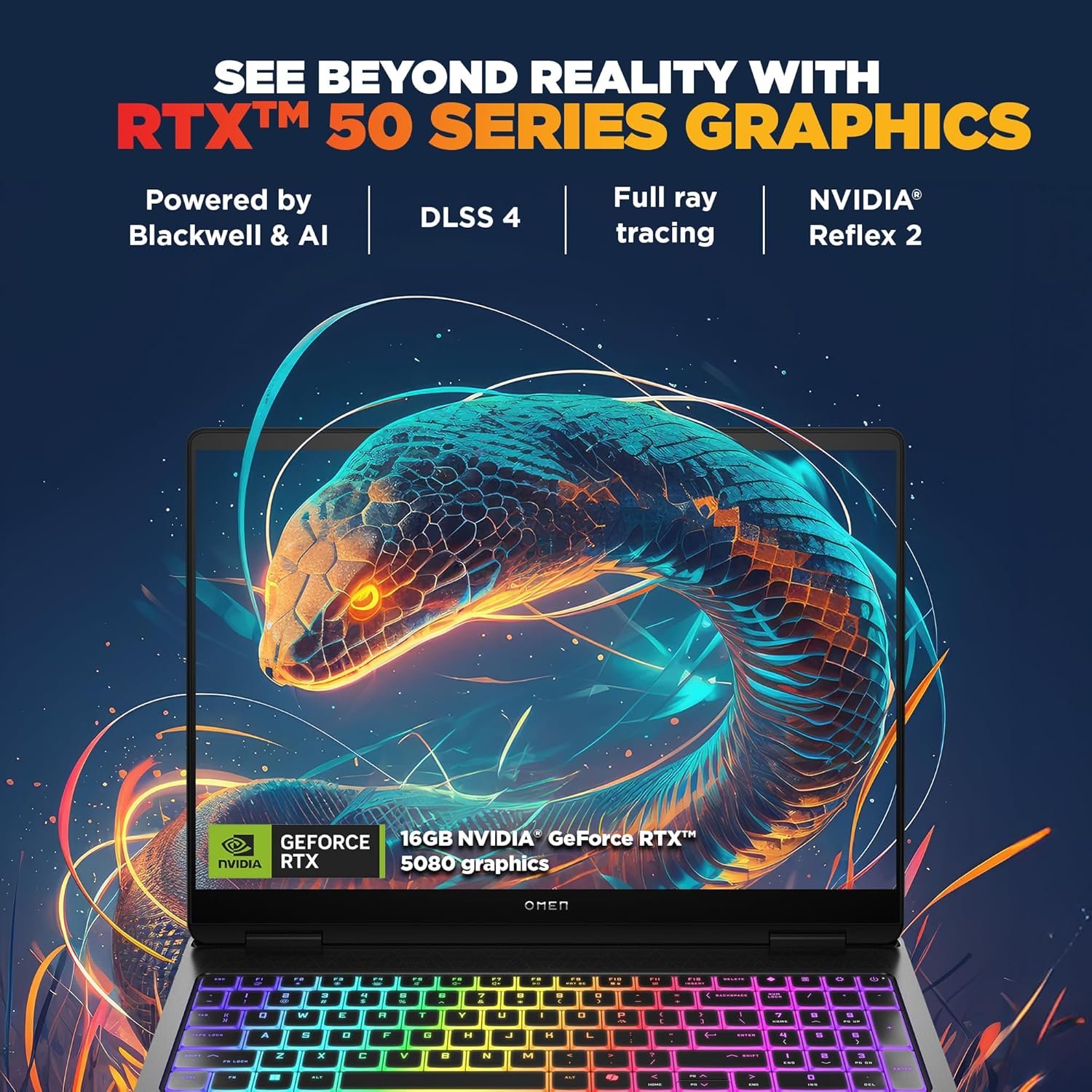 81pgerhxil. sl1500 HP Omen 16 Max, Intel Core Ultra 9 275HX processor,16GB NVIDIA RTX 5080 Gaming AI Laptop (32GB DDR5,1TB SSD) 60-240 Hz,3Ms,IPS,WQXGA,16/40.6Cm,Win11,M365* Office24,Black,2.68Kg,RGB Backlit, Ah0076Tx