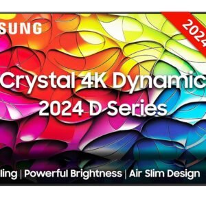 Samsung 108 cm (43 inches) D Series Brighter Crystal 4K Dynamic Ultra HD Smart LED TV UA43DUE80AKLXL (Titan Gray)