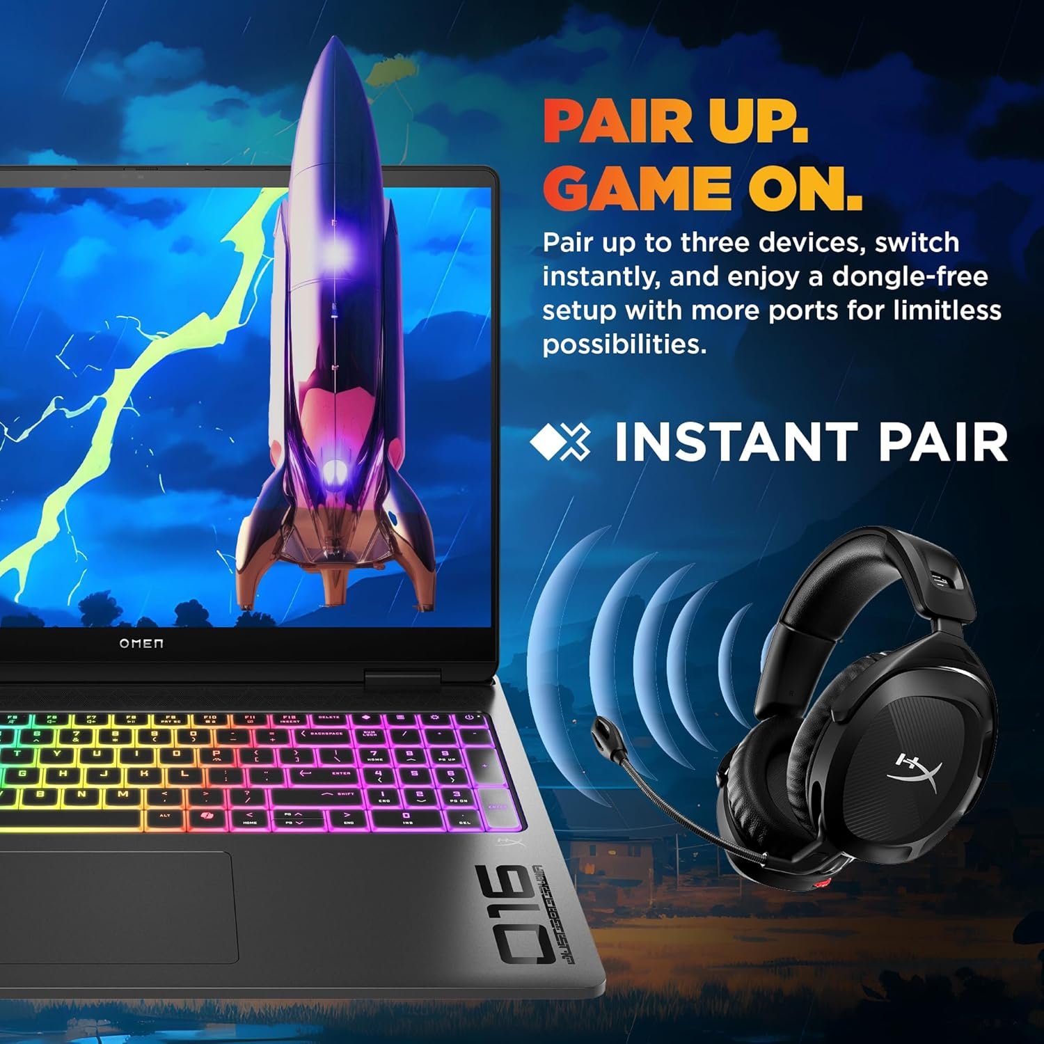 81yai14zutl. sl1500 HP Omen 16 Max, Intel Core Ultra 9 275HX processor,16GB NVIDIA RTX 5080 Gaming AI Laptop (32GB DDR5,1TB SSD) 60-240 Hz,3Ms,IPS,WQXGA,16/40.6Cm,Win11,M365* Office24,Black,2.68Kg,RGB Backlit, Ah0076Tx