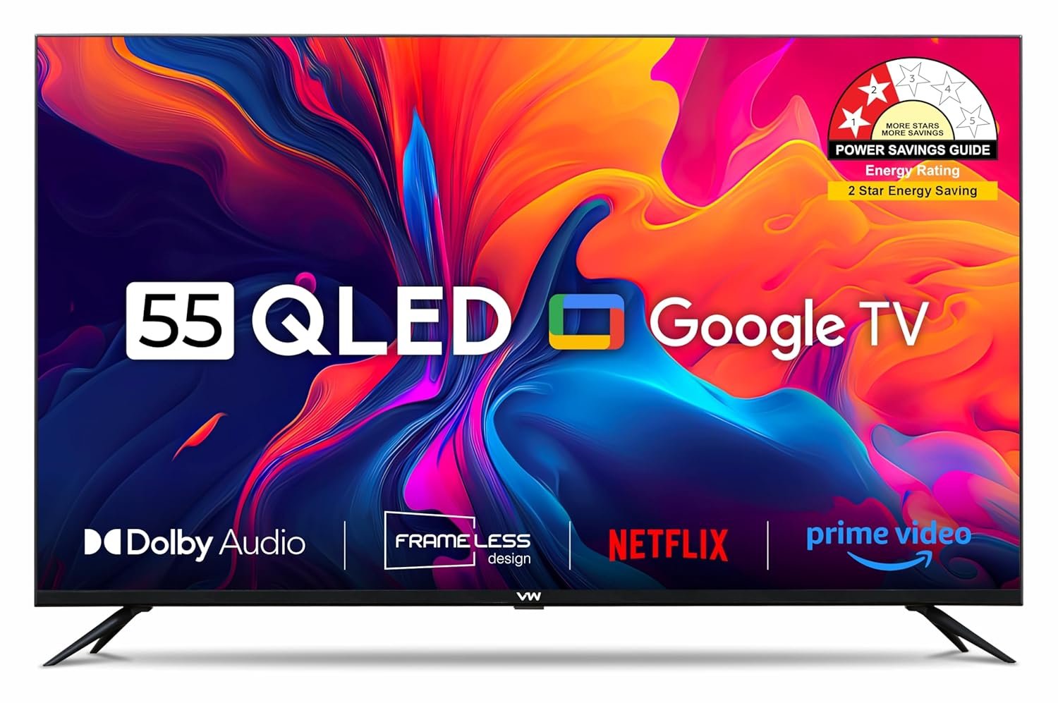 81izg9sy4tl. sl1500 VW 140 cm (55 inches) Pro Series 4K Ultra HD Smart QLED Google TV VW55GQ1
