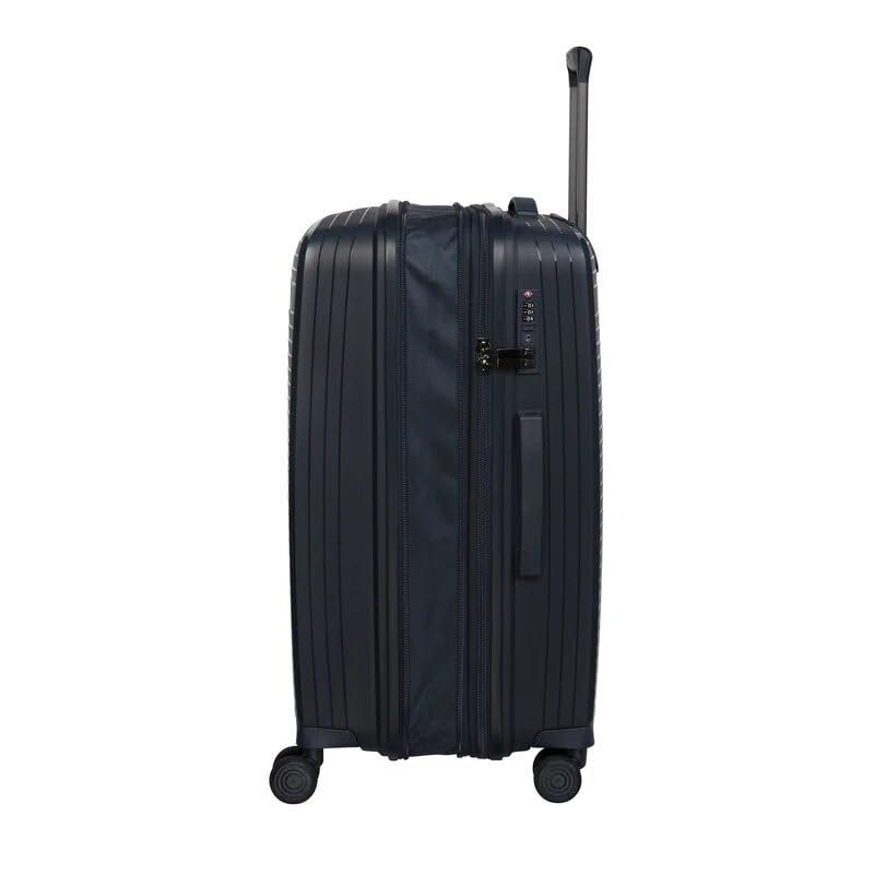 41xc4q2sl4l it luggage Spontaneous Blue Cabin-20 inches Expandable Anti-Theft Zipper Polypropylene Hardsided with TSA Lock 8 Wheel Trolley Bag