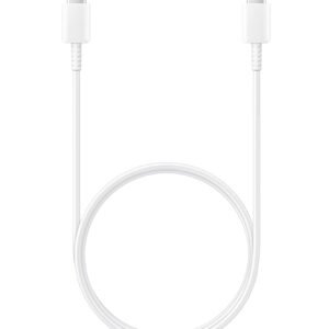 Samsung Type C To Type C,Mobile Data Charging Cable For Samsung Galaxy Superfast Power Cable A54/ A15/ A14/ A34/ A23/ F54/ F34/ F23/ F14/ M14/ M34/M33/S21 Fe/S22/S23/S23 Fe 5G/S24 (White),1M