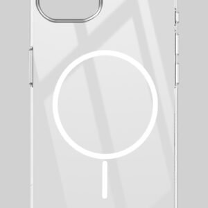 Jkobi Back Cover Case for Apple iPhone 13 (Crystal Clear Case | MagSafe Wireless Charging Support | Hard Anti Yellow | Camera Protection Bump)