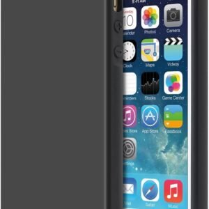 HELLO ZONE Exclusive Matte Finish Soft Back Case Cover for Apple iPhone 5 / 5S / Se - Black