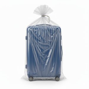 VETAS Transparent LDPE Plastic Bags 30x50 Inch, Heavy Duty Waterproof Dustproof Storage Cover for Luggage, Suitcase, Mattress, Trolley, Furniture & Household Items (Pack of 5)