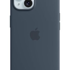 Apple iPhone 15 Silicone Case with MagSafe - Storm Blue ​​​​​​​