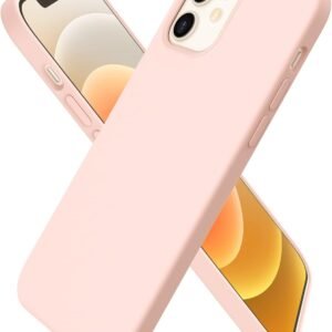 iPhone 12/12 pro Silicone Back Case | Shock Proof Design & Camera Protection | Premium Rubberised Apple iPhone 12/12 pro Cover (Microfiber Lining) | Ultra Smooth Silicone - Lilac