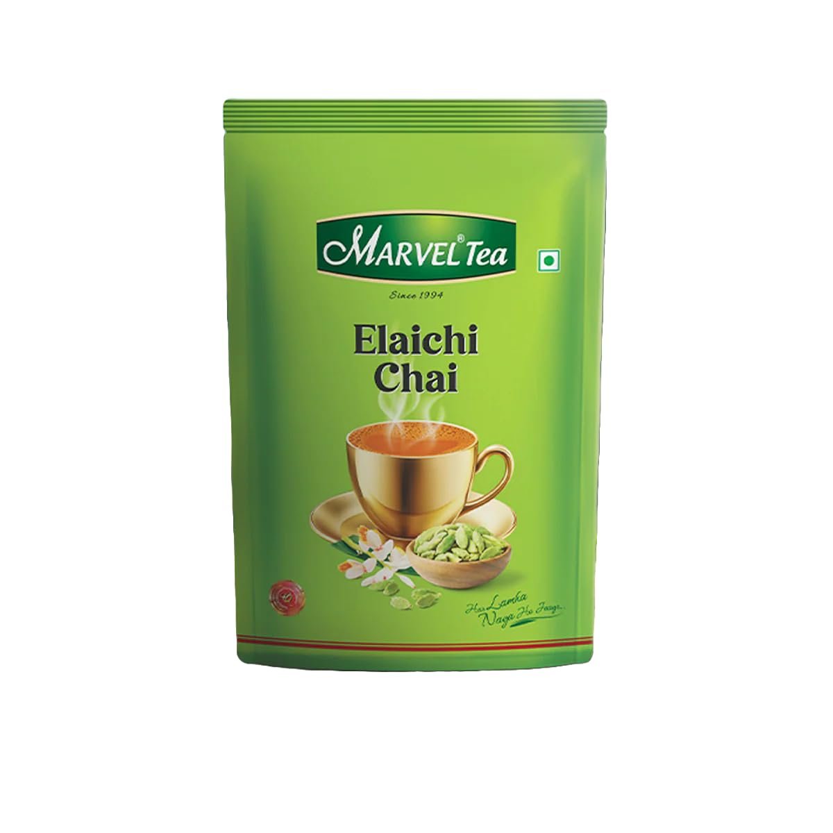 Marvel Tea Elaichi Tea 1Kg, Handpicked Leaves & Natural Ground Cardamom From Assam & Darjeeling, Black Chai Marvel Tea Elaichi Tea 1Kg, Handpicked Leaves & Natural Ground Cardamom From Assam & Darjeeling, Black Chai