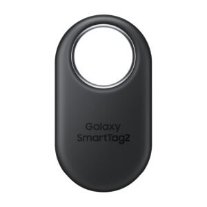 Samsung Galaxy SmartTag2 (1 Pack), Black | Bluetooth Tracker | Compass View | AR Find | IOT Control | Lost Mode