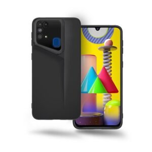 Amazon Brand - Solimo Ultra-Thin Blade Runner Series Matte Finished Camera Protection Soft Back Cover for Samsung Galaxy M31 Prime / M31 / F41 - Black