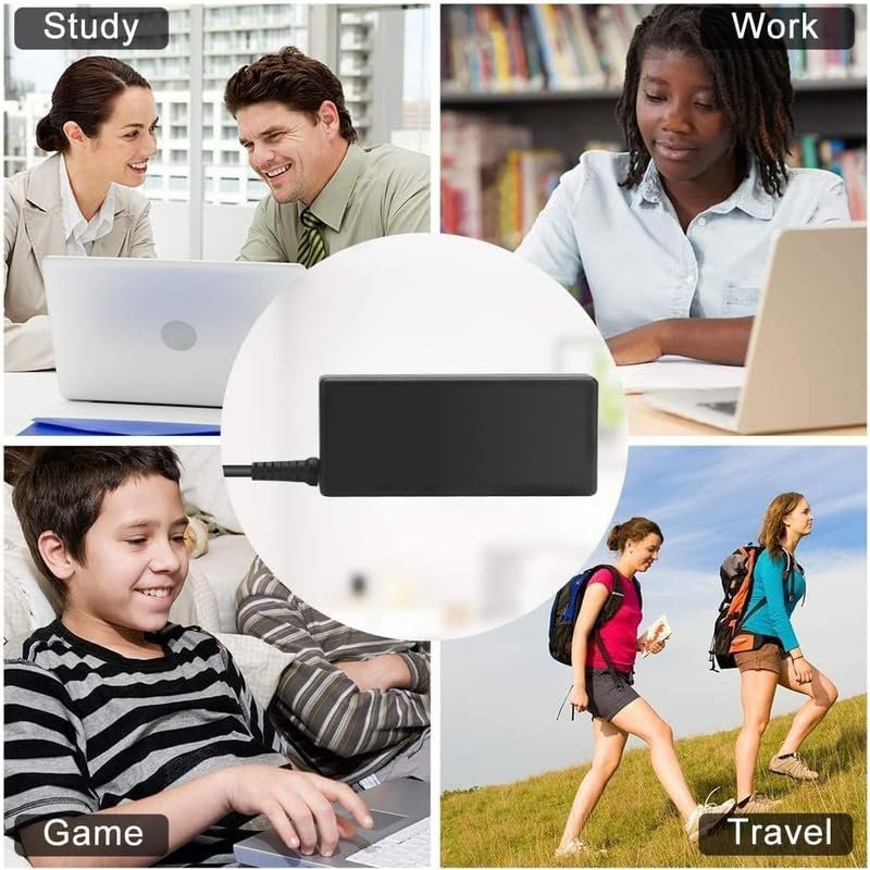 61bnstizbyl 65W Laptop Charger for HP Pavilion x360 14 15 17, HP Envy 13 15 X360, HP Elitebook 840 G5, HP ProBook HP Chromebook HP Stream Series, HP Spectre 710412-001 19.5V 3.33A HP Adapter