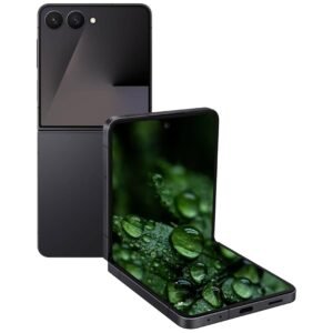 Samsung Galaxy Z Flip7 5G Smartphone with Galaxy AI (JetBlack, 12GB RAM, 256GB Storage), Ultra Sleek Design with 50MP High-Resolution Camera, Exynos 2500, Google Gemini