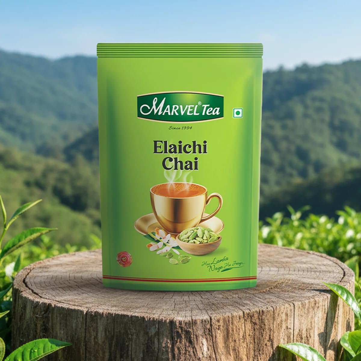 61knqhizdrl. sl1200 Marvel Tea Elaichi Tea 1Kg, Handpicked Leaves & Natural Ground Cardamom From Assam & Darjeeling, Black Chai
