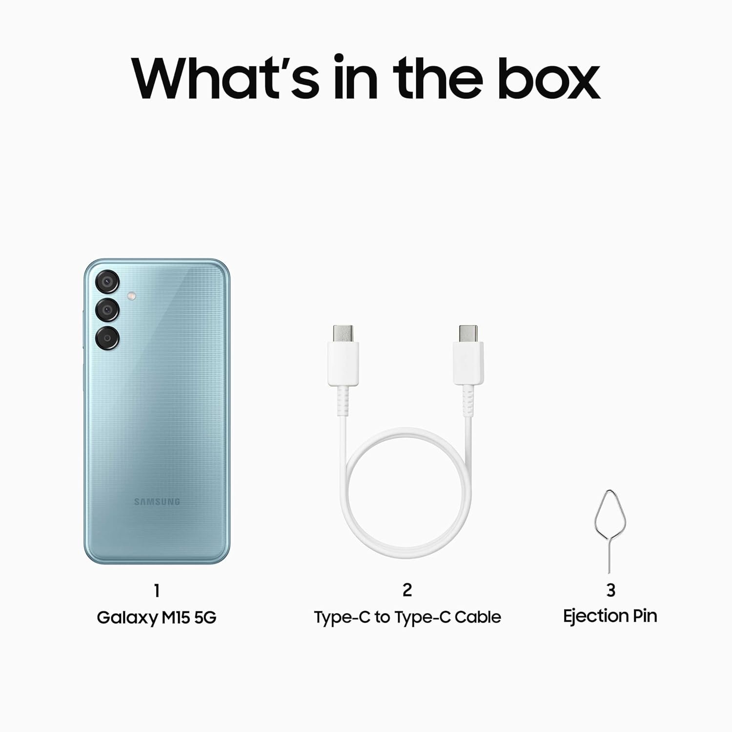 61m0xbs9krl. sl1500 Samsung Galaxy M15 5G (Celestial Blue,6GB RAM,128GB Storage)| 50MP Triple Cam| 6000mAh Battery|MediaTek Dimensity 6100+| 4 Gen. OS Upgrade & 5 Year Security Update|Super AMOLED Display|Without Charger