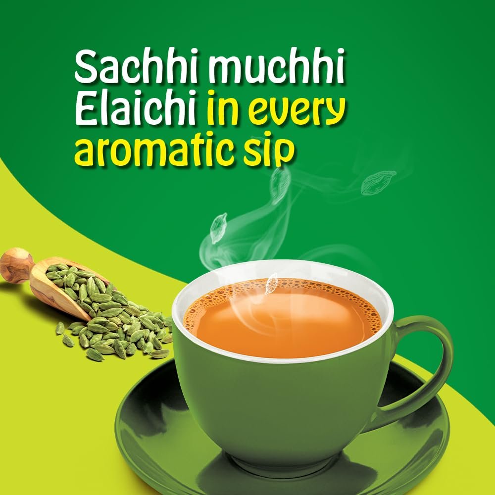 61ujotrehyl. sl1000 VIKRAM Elaichi CTC Tea | 100% Natural Ground Cardamom blended with Assam Tea | Flavorful, and Aromatic Blend Perfect for a Bold and Refreshing Brew | Premium Black Powder | No Added Essence – 750 gram