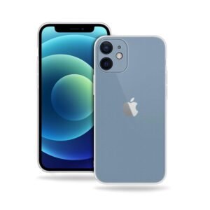 Plus Frosted | Translucent | Ultra Thin | Flexible | Anti Scratch | Slim Fit | Soft Back Cover for Apple iPhone 12 - Frosted White