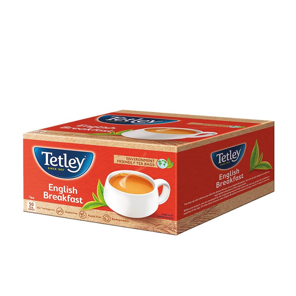 61xvnqib5l. sl1000 Tetley | English Breakfast Tea | Black Tea |50 Tea Bags