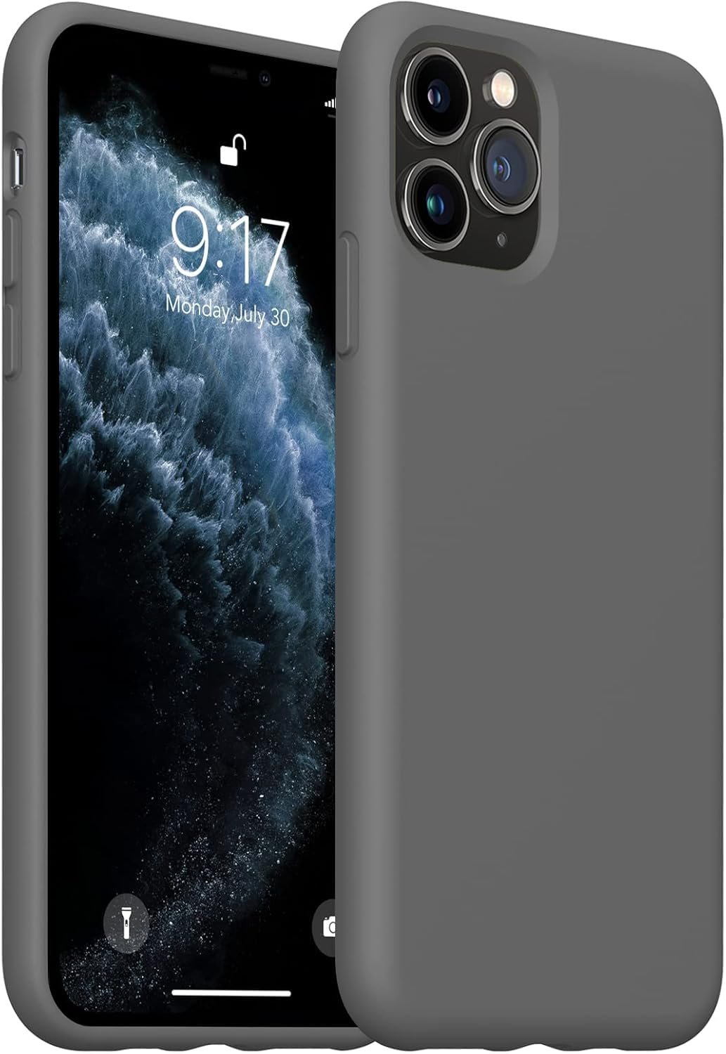 VONZEE Microfiber Candy Case Compatible for iPhone 11 Pro Max Smooth Touch Cushion Liquid Soft Silicone Gel Rubber Phone Cases Non-Slip Full Body Protective Shockproof Back Cover| (Space Grey) VONZEE Microfiber Candy Case Compatible for iPhone 11 Pro Max Smooth Touch Cushion Liquid Soft Silicone Gel Rubber Phone Cases Non-Slip Full Body Protective Shockproof Back Cover| (Space Grey)