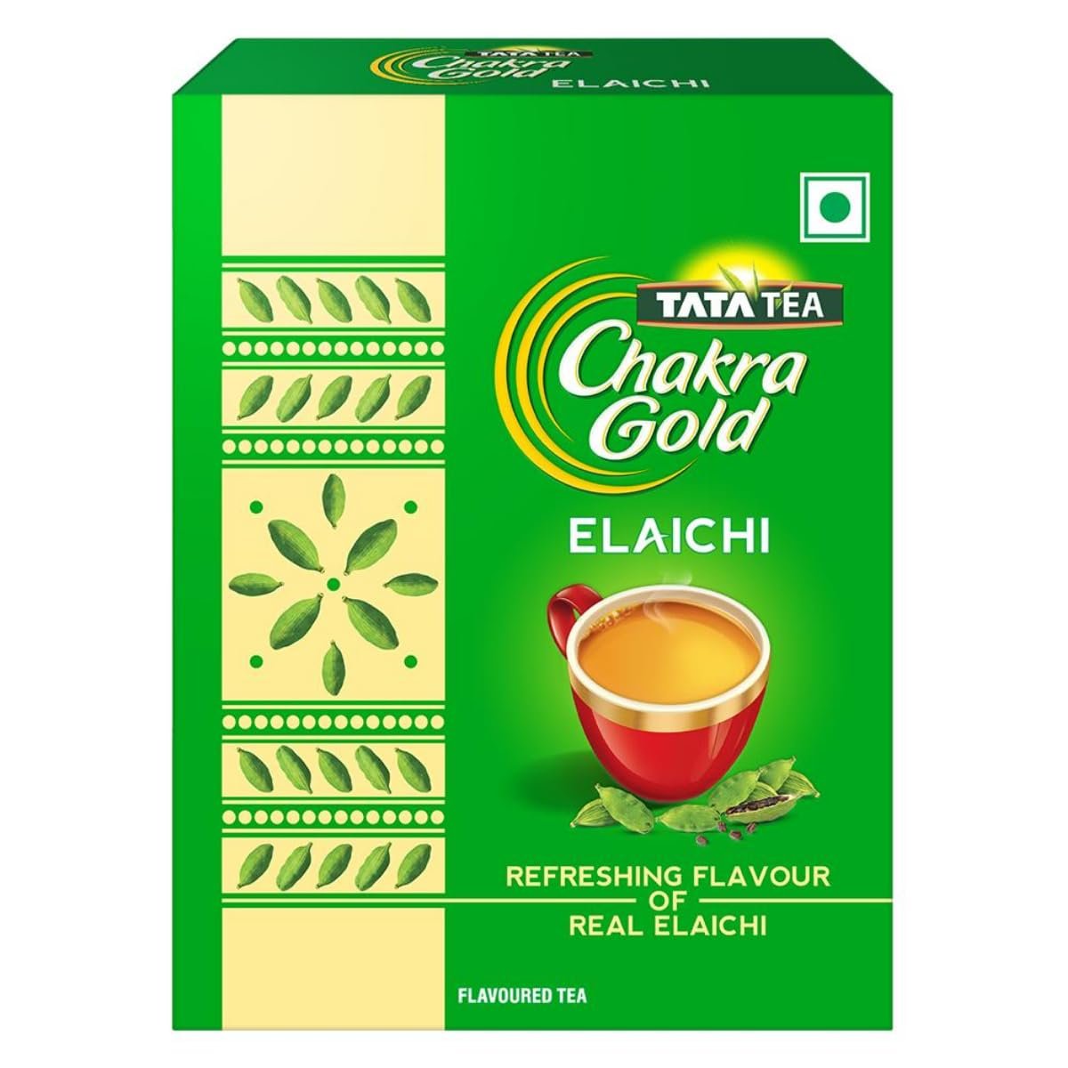 Tata Tea Chakra Gold Elaichi Dust Tea| Refreshing Flavour & Aroma of Real Elaichi |Flavoured Assam Tea | 250 Gm Tata Tea Chakra Gold Elaichi Dust Tea| Refreshing Flavour & Aroma of Real Elaichi |Flavoured Assam Tea | 250 Gm