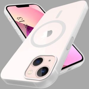 Jkobi Back Cover Case for Apple iPhone 13 (Frosted Matte Feel | MagSafe Compatible Wireless Charging | Polycarbonate Material)
