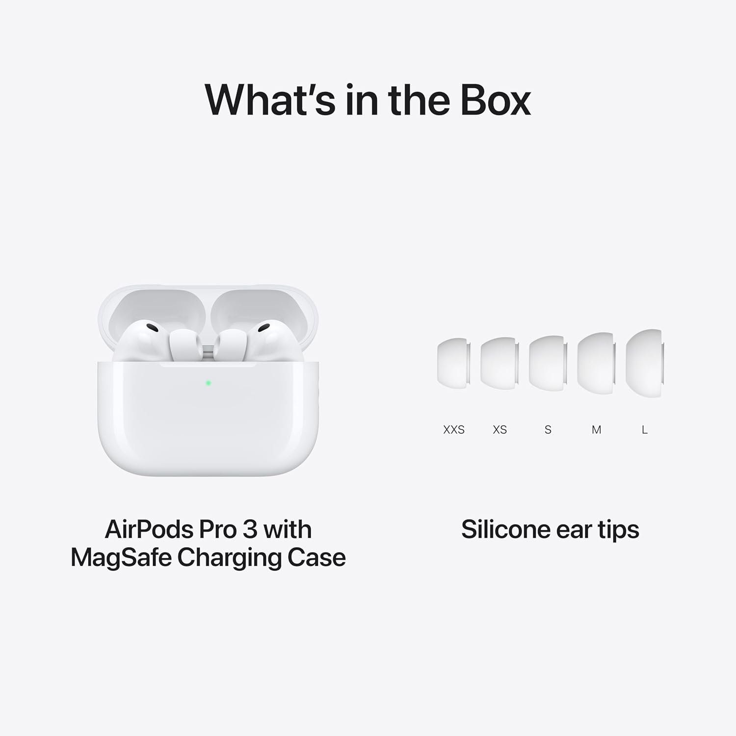 61xzxgmyg3l. sl1500 Apple AirPods Pro 3 Wireless Earbuds, Active Noise Cancellation, Live Translation, Heart Rate Sensing, Bluetooth Headphones, Spatial Audio, High-Fidelity Sound, USB-C Charging