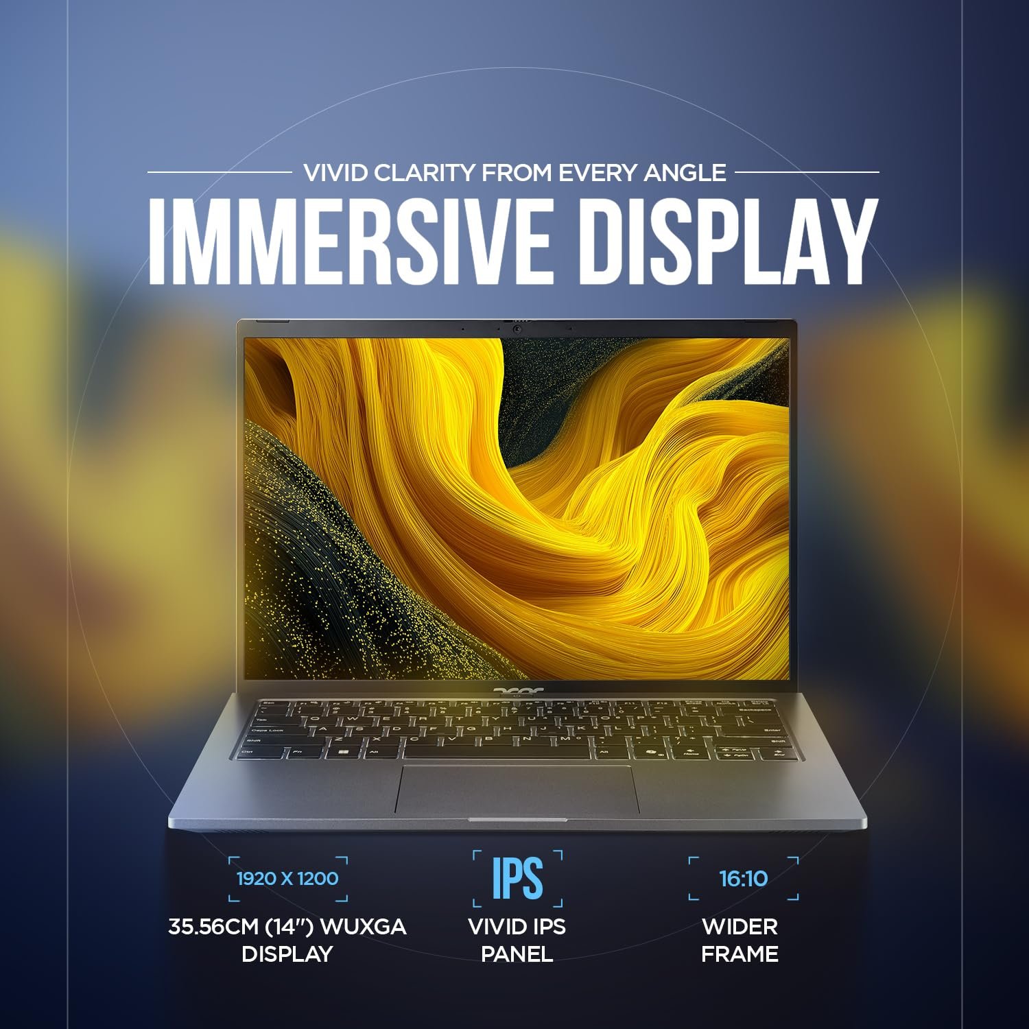 716ekzivtkl. sl1500 acer Aspire Go 14, Intel Core Ultra 5 125H (14th Gen),16GB DDR5 RAM/512GB SSD, WUXGA IPS, 14.0/35.56 cm, Win 11, MS Office, Steel Gray, 1.5 kg, AG14-71M,Backlit Keyboard, AI Powered Premium Laptop