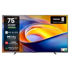 TOSHIBA 189 cm (75 inches) Z570RP Series 4K Ultra HD Smart QLED TV 75Z570RP