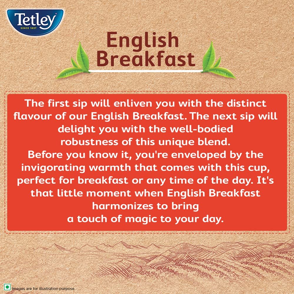 71dpoif8pgl. sl1000 Tetley | English Breakfast Tea | Black Tea |50 Tea Bags
