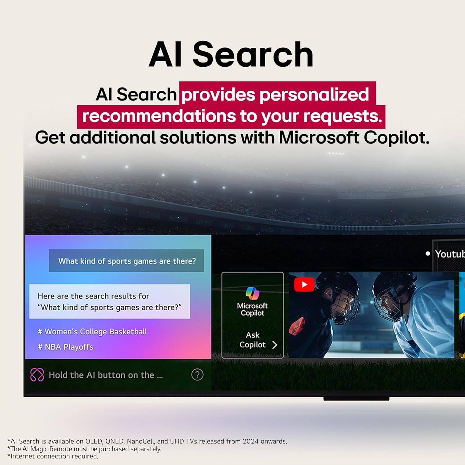 71g7lhf92sl. sl1500 1769083168 3648 LG 108 cm (43 inches) UA82 Series 4K Ultra HD Smart webOS LED TV 43UA82006LA